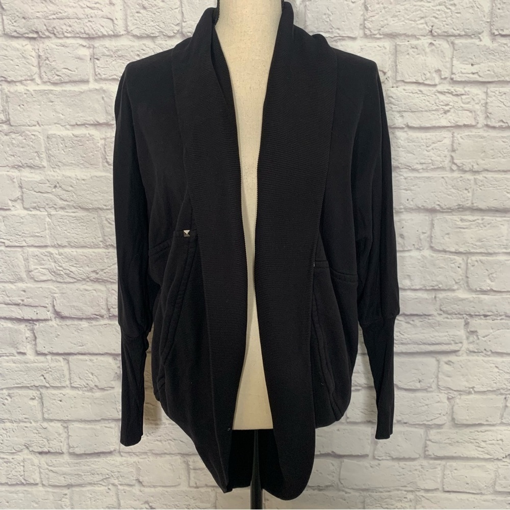 Wilfred Black Studded Open Front Jacket - image 6